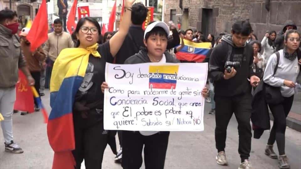Represión estatal agrava crisis social ecuatoriana. dXmedio